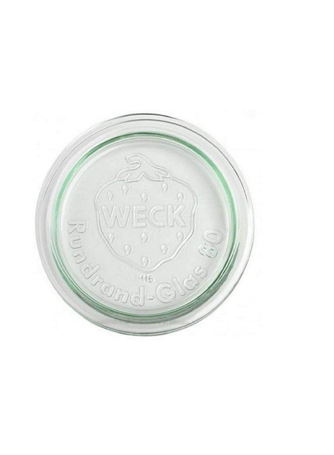 Weck 3 x Weck 100mm (approx. 4") LARGE ORIGINAL Loose Fitting Replacement Glass Lid. Fits WECK Models 738, 739, 740, 741, 742, 743, 744, 745, 748, 974. - Image 2