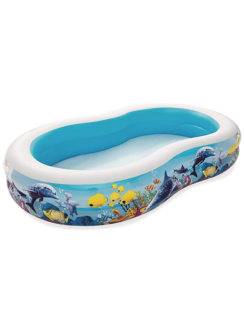 Bestway Nemo Print Inflatable Baby Pool, Model 54118, Size M2.62 x M1.57 x CM46 - Image 1