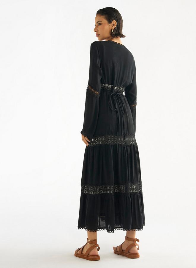 Splash FAV Tiered Lace Dress - Image 3