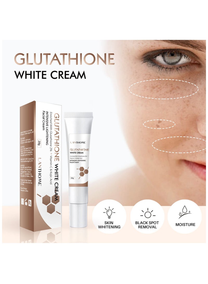 Lanthome glutathione face cream 20g Glutathione face cream - Image 3