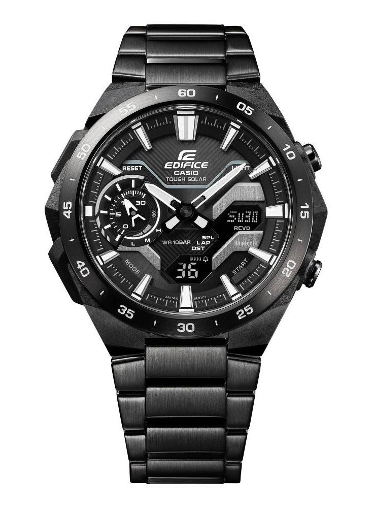 CASIO Edifice Analog-Digital Stainless Steel Men's Watch ECB-2200DC-1ADF - Image 2