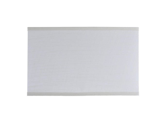 32035 TRANSITIONAL RECTANGLE HARDBACK SHAPE SPIDER CONSTRUCTION LAMP SHADE IN OFF WHITE LINEN 16 WIDE TOP8 16 BOTTOM8 16 X HEIGHT 10