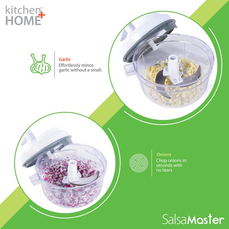 Salsa Master Salsa Maker, Food Chopper, Mixer and Blender - Salsa Master Manual Food Processor - Image 3