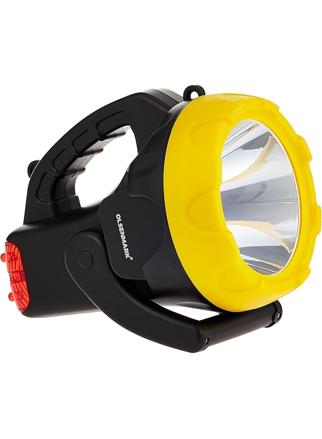 Olsenmark Rechargeable LED Search light Portable Lightweight 6000mAh Rechargeable Battery Free your hands 60 Hours Working 2 Years of Warranty - Image 1