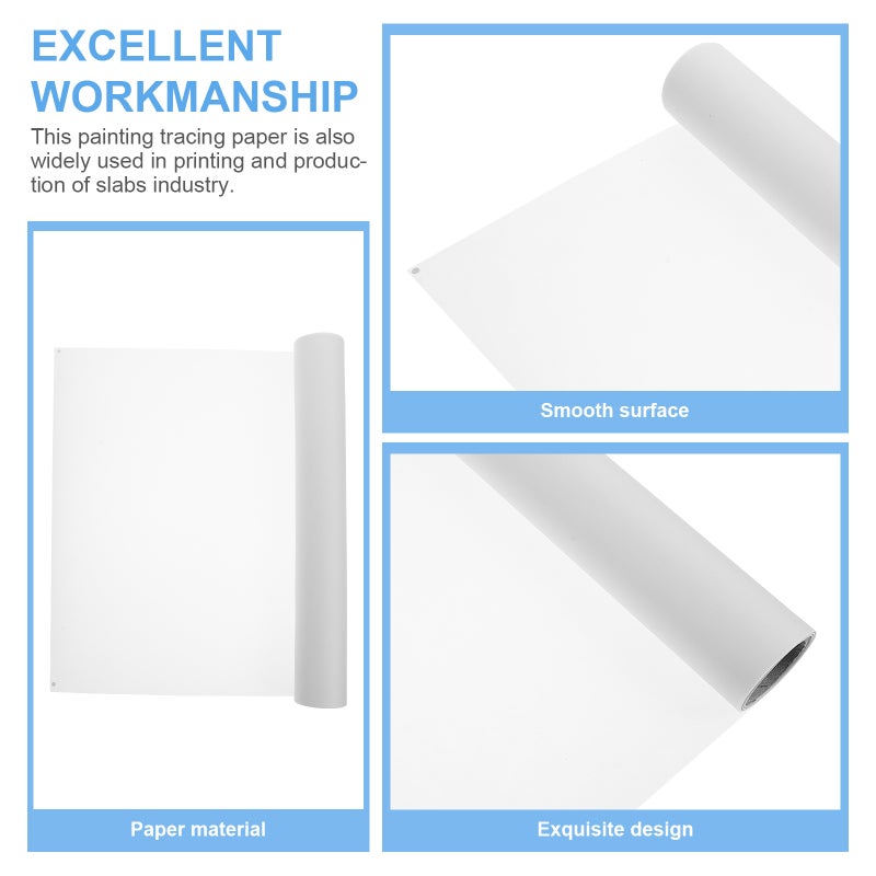 1 Roll of Painting Tracing Paper Drawing Copy Paper Portable Tracing Paper for Drawing Artist Painting Supply - Image 3