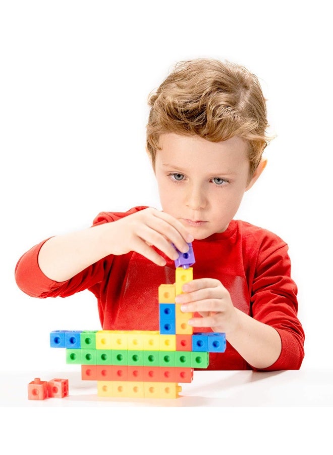 100 Piece Linking Cubes Set, Counting Blocks, Connecting Blocks, Math Manipulatives, Educational Toys - Image 2