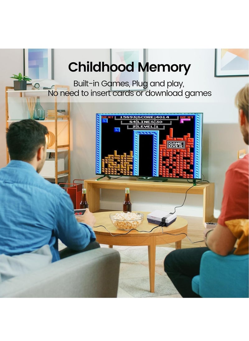 Generic - Retro Game Console, Classic Mini Retro Game System Built-in 620 Games and 2 Controllers, Old-School Gaming System for Adults and Kids, 8-Bit Video Game System with Classic Games - Image 1