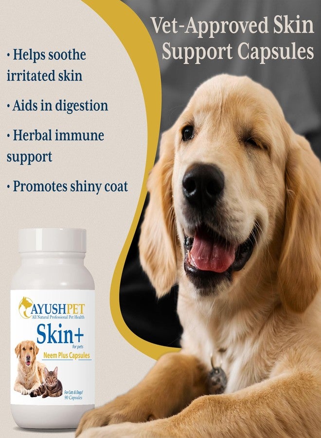 Ayush Herbs Ayush Pet Neem Plus, Neem Supplement for Dogs, 90 Servings - Image 2