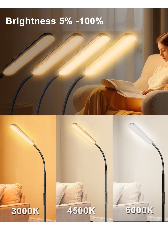 FPC Small Night Light, Bedroom Sleep Light, Remote Control Soft Light Floor Lamp 15W/1500LM, Minimalist Living Room Bedroom 1.8cm  - Image 5