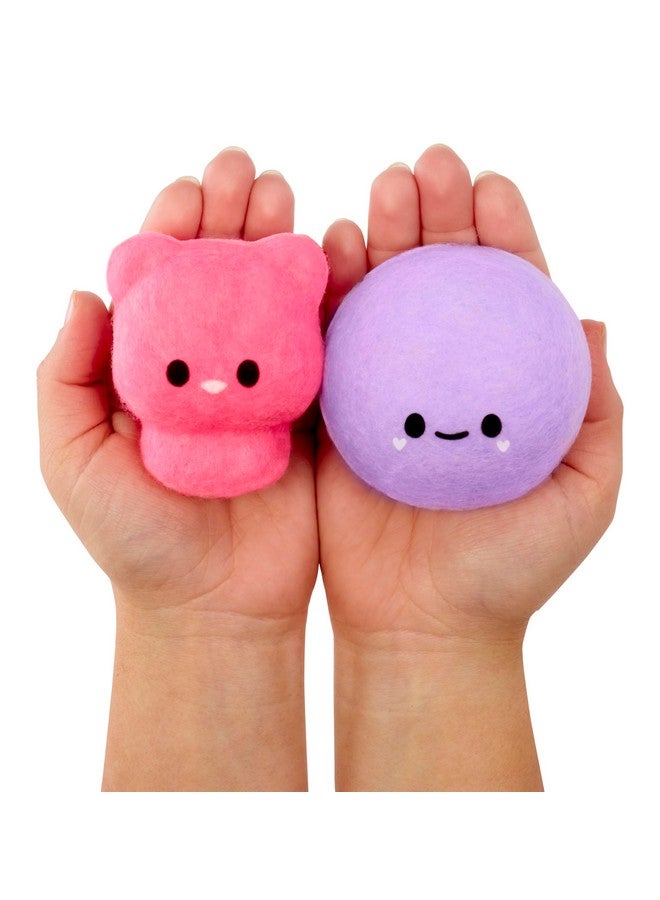 Fluffie Stuffiez Round Candy and Gummy Bear Minis Collectible Feature - Surprise Reveal Unboxing Soft and Squishable Tactile Play Fidget DIY - Image 1