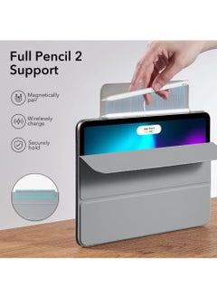 Rock Pow For iPad Pro 11 Inch Case iPad 11 Pro Case (2022/2021/2020 4th/3rd/2nd Generation) Convenient Magnetic Attachment 2-Way Stand Full Pencil 2 Support Rebound Magnetic Case  - Image 5
