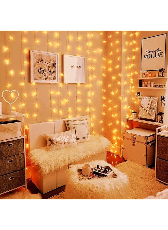 NIBEMINENT Ramadan Lights, Ramadan Night Lights, Ramadan Decorations, Eid Moon Window String Lights, 10M Star Moon Curtain Ramadan Lights for Bedroom  - Image 2