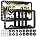 ZAVOOS 2 Pack Silicone License Plate Frame American Flag License Plate Holder Bracket with Mount Screws Caps Rattle Proof Universal Car Tag Cover for Front and Rear Hiking Outdoor Sport - Image 2