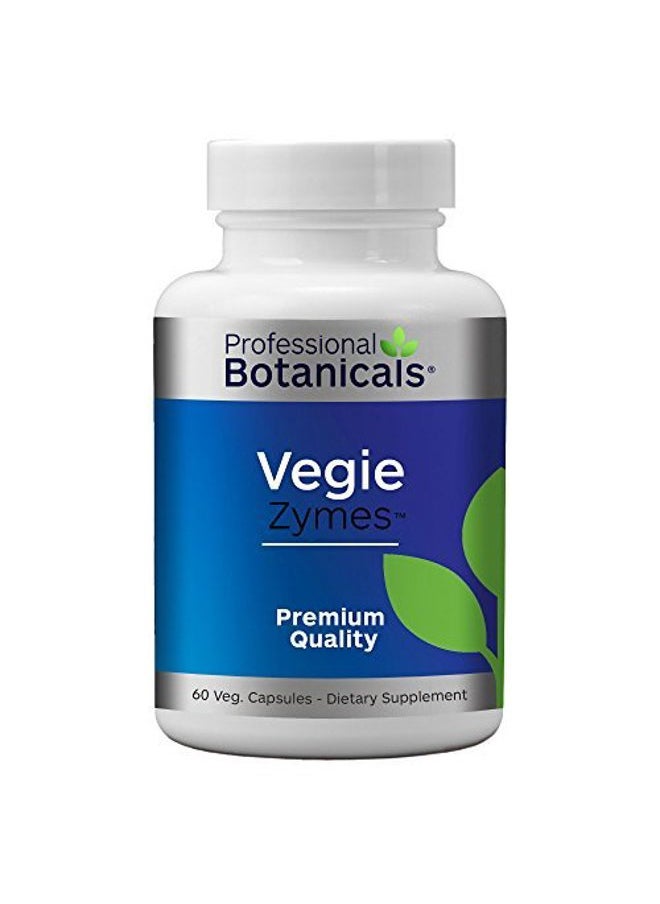 Professional Botanicals - Vegie Zymes 60 caps - Image 1