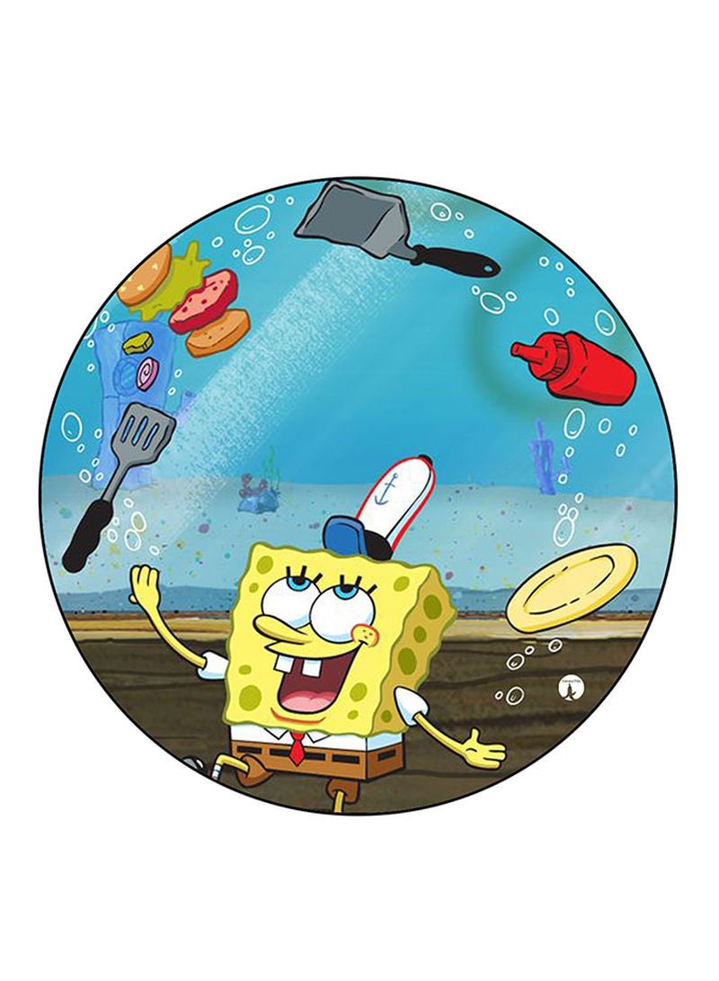 RKN Spongebob Printed Mouse Pad  Multicolour