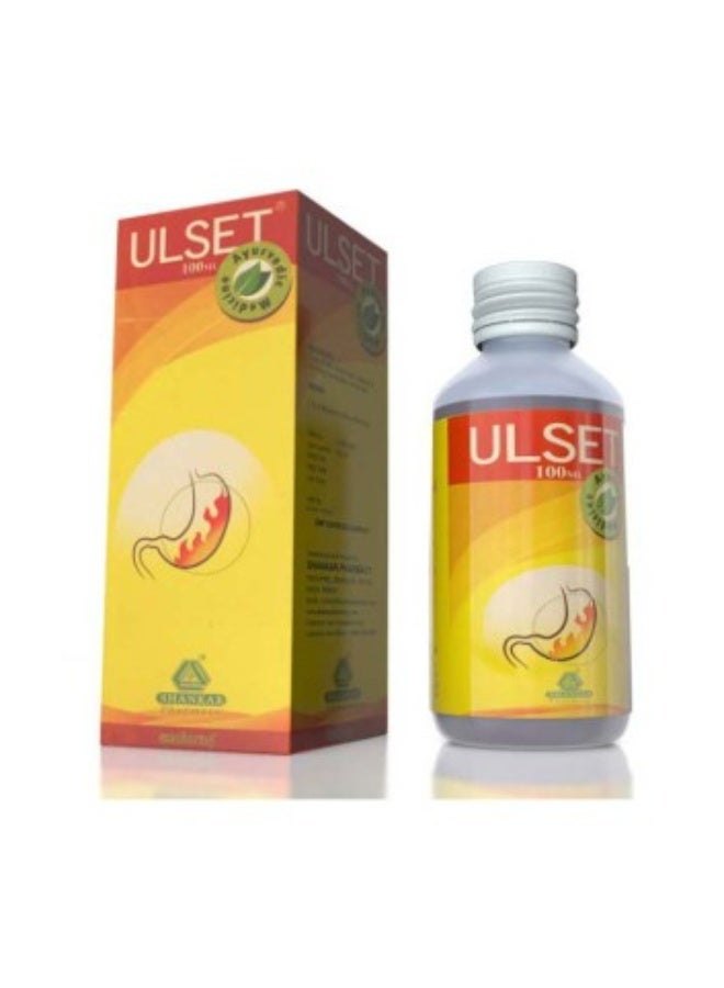 ayurvedic ULSET Gas Relief Syrup - 100 ml - Image 1