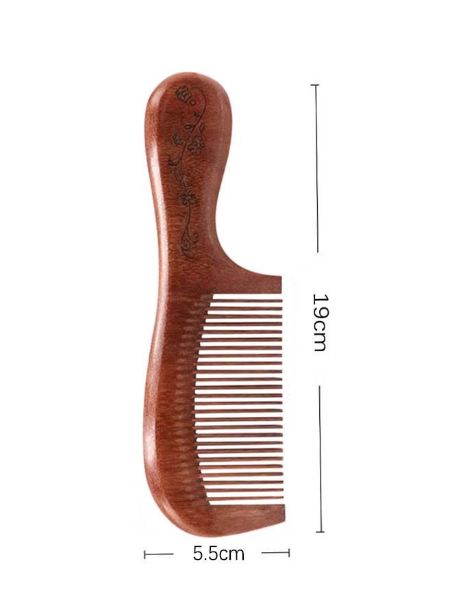SOWUGI Wooden Hair Comb Scalp Massage Hair Styling Comb Salon Hair Brush Comb - Image 4