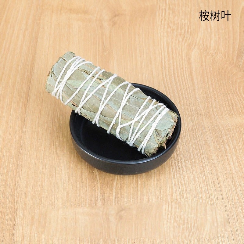 Crystal Demagnetizing Sacred Wood Burner, Tower Incense Holder, White Sage Purification Box, Bamboo Geometric Container