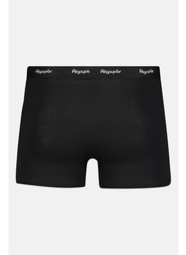 Algspar Men 3 Pieces Brand Logo Boxer, White/Green/Black  - Image 4