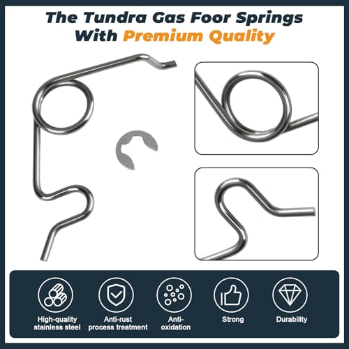CHAR YONG Fuel Door Spring fit for Toyota Tundra, Stainless Steel Gas Door Spring for Tundra 2007-2020, Fuel Tank Door Pocket Spring Repair Replacement 77305-0C050, 77305-0C060 - Image 5
