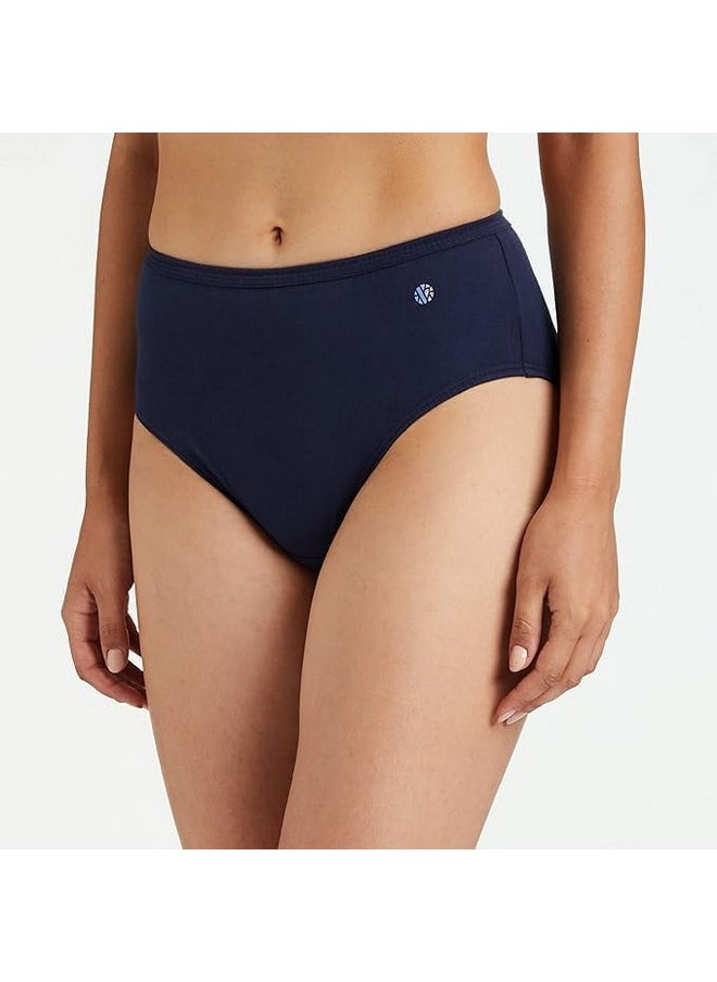 Van Heusen Van Heusen Women Hipster Panty - 100% Super Combed Cotton - Pack Of 3 - Anti Bacterial, No Marks Waistband, Moisture Wicking, Full Coverage, Multicolor  - Image 1