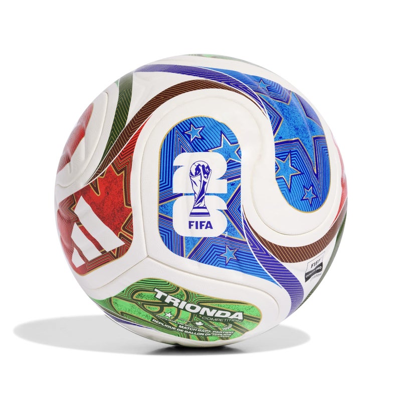Adidas World Cup 26 Trionda Competition Ball For Unisex White 4 - Image 1