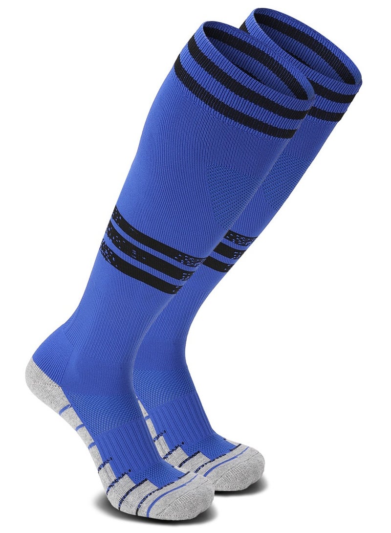 جناح السماء جوارب بيسبول رجالية وكرة قدم وكرة لينة وجوارب طويلة حتى الركبة للجنسين جوارب رياضية لكرة القدم 1/2/3/4 أزواج للشباب والبالغين والرجال والنساء - Image 1