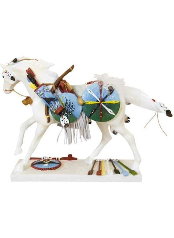 The Trail of Painted Ponies SACRED REFLECTION TIME, Handmade, Limited Edition, Resin material. - Image 1