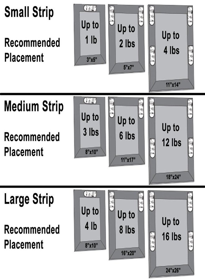 Command 3M 12ct Pack Picture & Frame Hanging Strips Sets Medium Size White Damage-Free - Image 3