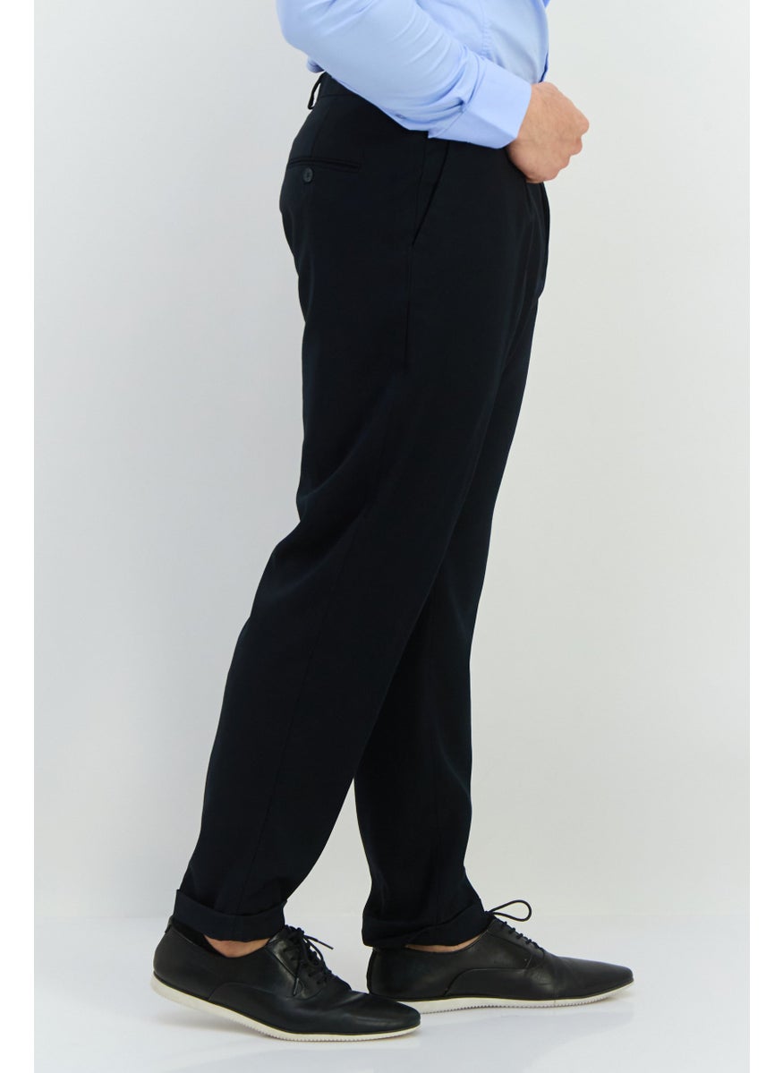Sorbino - Men Regular Fit Solid Chino Pants, Black - Image 1
