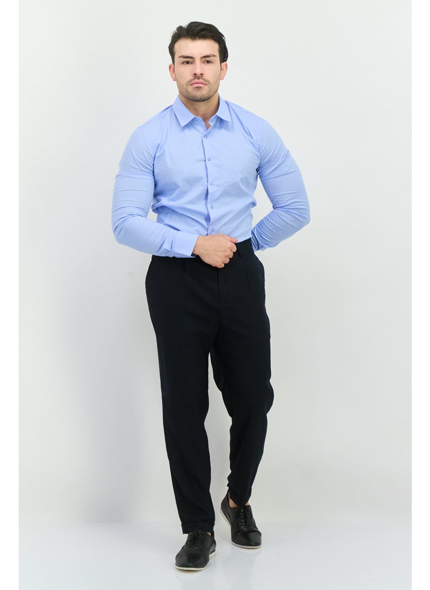 Sorbino - Men Regular Fit Solid Chino Pants, Black - Image 1