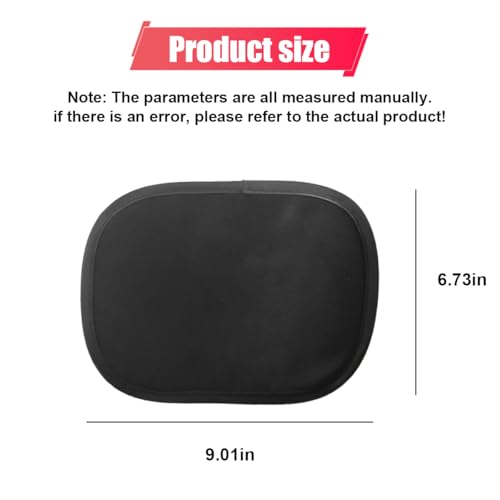 ZIMISI Miniature Static Cling Car Window Shades, UV Rays Block Car Side Window Sun Shade, Sun Glare Automotive Windshield Sun Shade Protection Accessories for Safe Driving (1 Pair) - Image 2