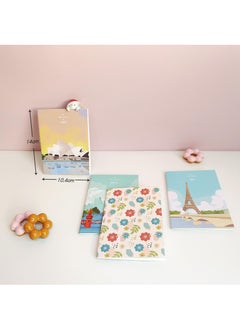 Y&D 12 Pieces Portable Notebook Illustrations With Minimalist Design Student Stationery  - Image 3