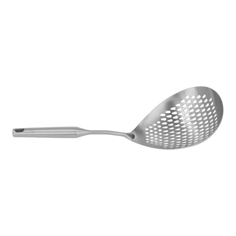 Skimmer Ladle 304 Stainless Steel Food Grade Long Handle Large Flow Skimmer Spoon for Kitchen Silver - Image 3