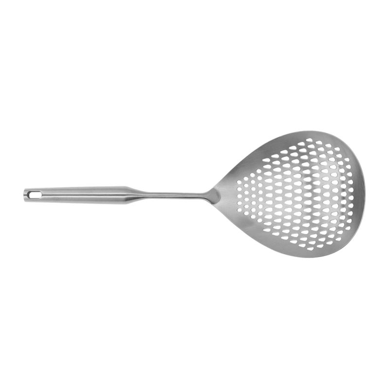 Skimmer Ladle 304 Stainless Steel Food Grade Long Handle Large Flow Skimmer Spoon for Kitchen Silver - Image 2