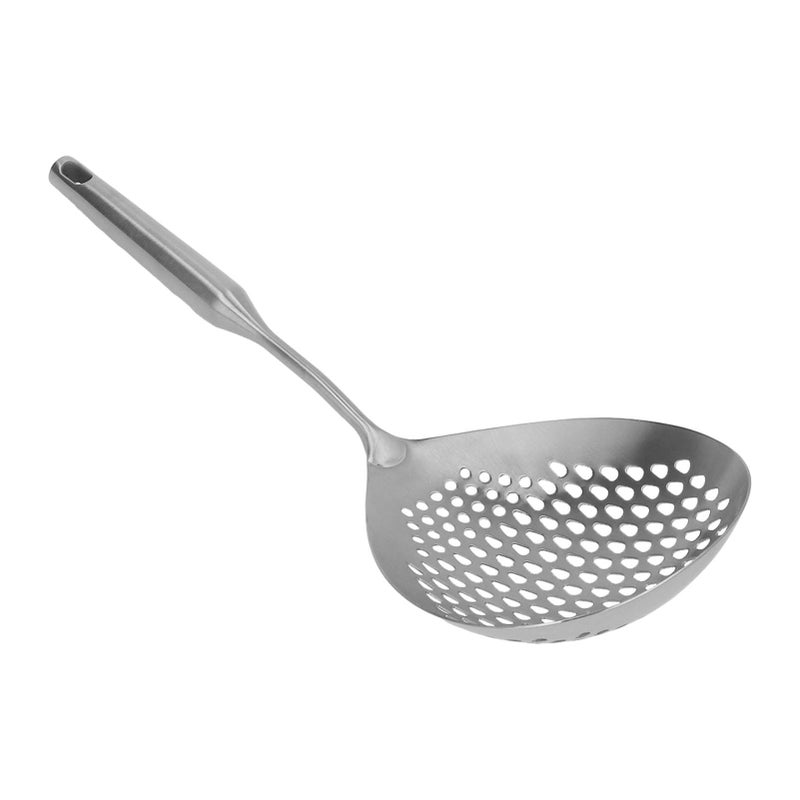 Skimmer Ladle 304 Stainless Steel Food Grade Long Handle Large Flow Skimmer Spoon for Kitchen Silver - Image 5