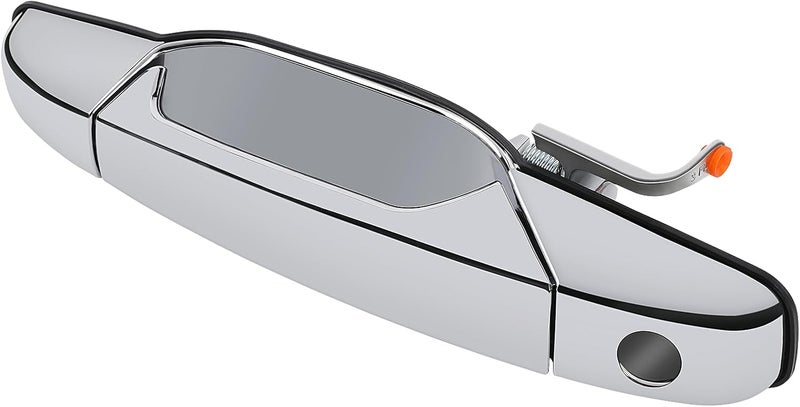 MNJWS Exterior Chrome Door Handle, Front Left Driver Side, Fit for 2007-2014 Cadillac Escalade Chevy Avalanche Silverado Suburban Tahoe GMC Sierra Yukon, Replace # 22738721 84053434 80546 All preference matching build - Image 1