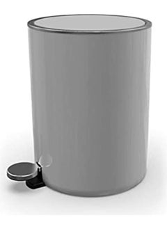 Primanova Lenox 5 Lt Pedal Dustbin Gray  - Image 1