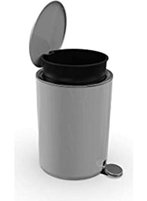 Primanova Lenox 5 Lt Pedal Dustbin Gray  - Image 3