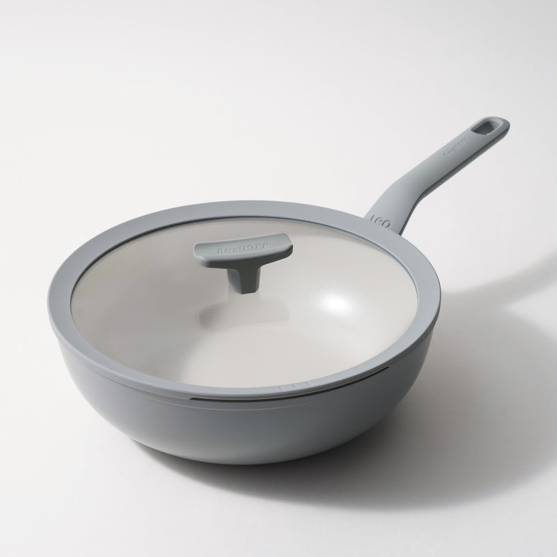 بيرجوف بيرجهوف قدر المنيوم بغطاء 28سم، رمادي - Image 1