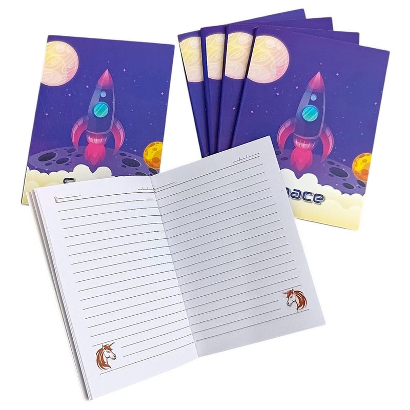 Tera13 Diary Notebook For Boys, Cartoon Theme Diary For Kids, Return Gift Boys Diary, School Diary For Boys, Birthday Gift Notepad Diary, Cartoon Diary For Boys, Small Diary Set (space 12 pcs) - Image 1