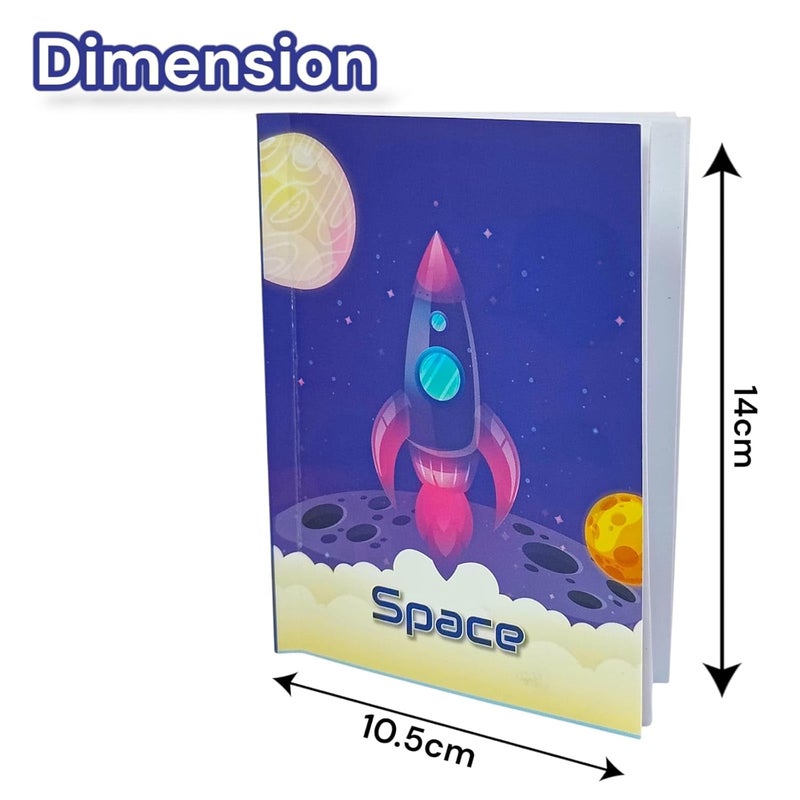 Tera13 Diary Notebook For Boys, Cartoon Theme Diary For Kids, Return Gift Boys Diary, School Diary For Boys, Birthday Gift Notepad Diary, Cartoon Diary For Boys, Small Diary Set (space 12 pcs) - Image 5