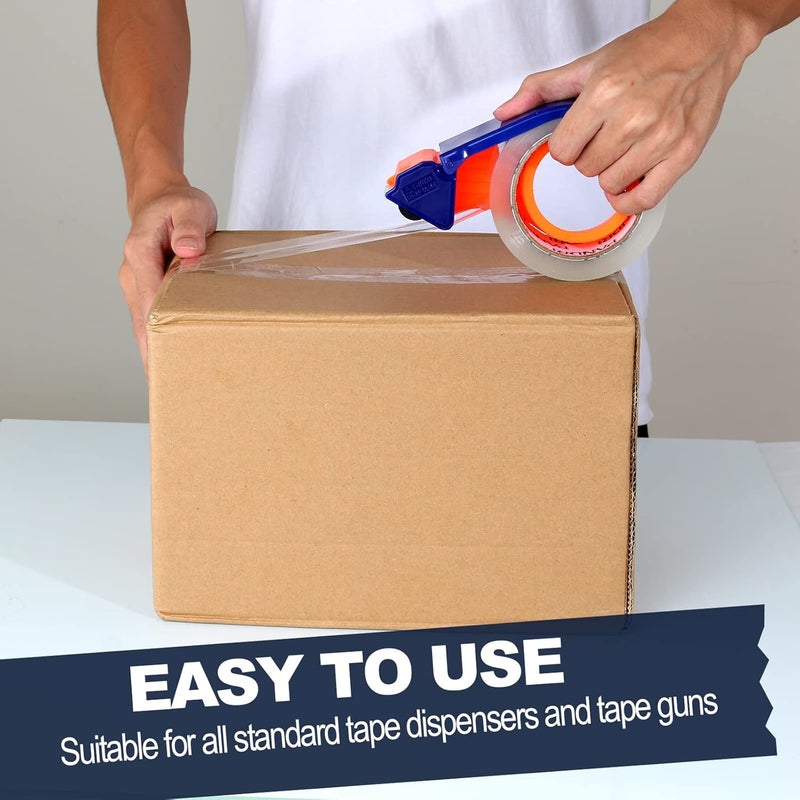 PANDRI Packing Tape, 18 Rolls Heavy Duty Clear Packaging Tape for Shipping Packaging Moving Sealing, 2 inches Wide, 65 Yards Per Roll, Total 1170 Yards - Image 2