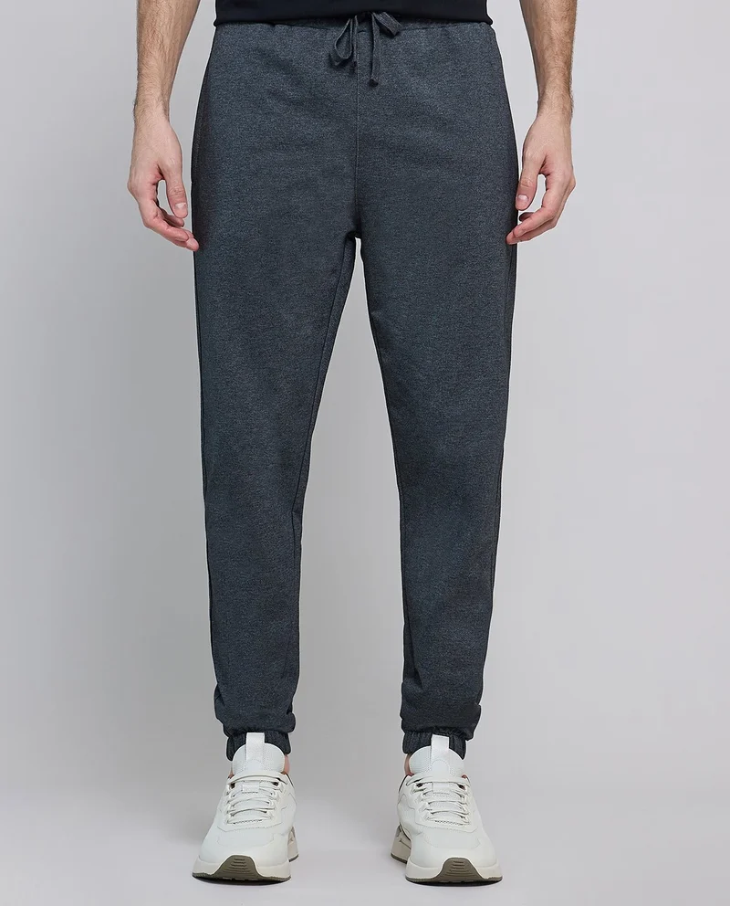 أر أند بي Solid Joggers with Drawstring Waist