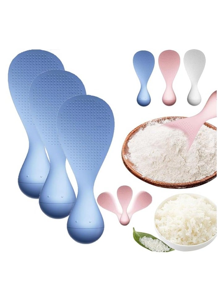 New Creative Tumbler Anti-stick Rice Spoon, Tumbler rice spoon standable and easy to clean, Tumbler Rice Spoons, Tumbler Anti-Stick Rice Spoon, Creative tumbler anti-stick rice spoon (C) - Image 1