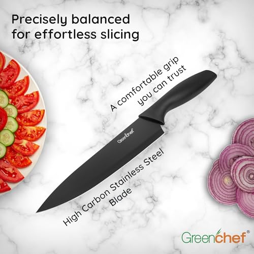 GREENCHEF Carbon Knife 6 Pcs Set - Elite Edge - Image 4