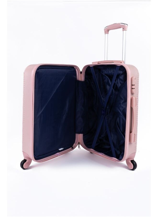 LIMRA - 6-Piece Trolley Bags Luggage Set Pink - Image 1