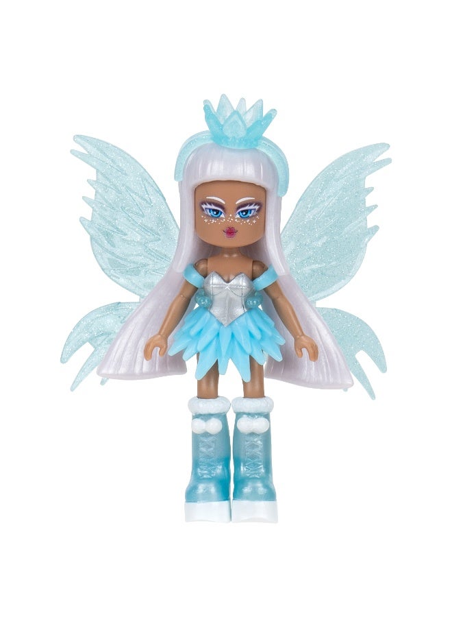 Royale High Core Deluxe 3-Inches Doll Figure with Accessories - Ice Fairy  | Exclusive Virtual Item Code Included | Collectible Figure | Fashion Doll | For Fans, Gamers & Collectors! | Official Licensed Product - Image 3