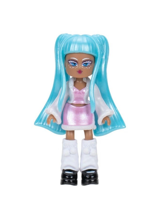 Royale High Core Deluxe 3-Inches Doll Figure with Accessories - Ice Fairy  | Exclusive Virtual Item Code Included | Collectible Figure | Fashion Doll | For Fans, Gamers & Collectors! | Official Licensed Product - Image 4