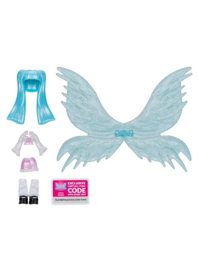 Royale High Core Deluxe 3-Inches Doll Figure with Accessories - Ice Fairy  | Exclusive Virtual Item Code Included | Collectible Figure | Fashion Doll | For Fans, Gamers & Collectors! | Official Licensed Product - Image 5